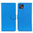 Leather Case Stands Flip Cover Holder A03D for Motorola Moto G50 5G Sky Blue