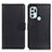 Leather Case Stands Flip Cover Holder A03D for Motorola Moto G60s Black