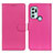 Leather Case Stands Flip Cover Holder A03D for Motorola Moto G60s Hot Pink