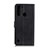 Leather Case Stands Flip Cover Holder A03D for Motorola Moto One Fusion Black