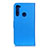 Leather Case Stands Flip Cover Holder A03D for Motorola Moto One Fusion Plus Sky Blue