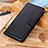 Leather Case Stands Flip Cover Holder A03D for OnePlus 9 5G Black