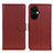 Leather Case Stands Flip Cover Holder A03D for OnePlus Nord CE 3 Lite 5G Brown