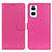 Leather Case Stands Flip Cover Holder A03D for OnePlus Nord N20 5G Hot Pink