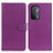 Leather Case Stands Flip Cover Holder A03D for OnePlus Nord N200 5G Purple