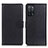 Leather Case Stands Flip Cover Holder A03D for Oppo A53s 5G Black