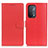 Leather Case Stands Flip Cover Holder A03D for Oppo A93 5G Red