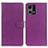 Leather Case Stands Flip Cover Holder A03D for Oppo F21s Pro 4G Purple