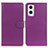 Leather Case Stands Flip Cover Holder A03D for Oppo F21s Pro 5G Purple