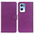 Leather Case Stands Flip Cover Holder A03D for Oppo Reno7 Pro 5G Purple
