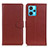 Leather Case Stands Flip Cover Holder A03D for Realme Narzo 50 Pro 5G Brown