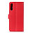 Leather Case Stands Flip Cover Holder A03D for Samsung Galaxy M02 Red