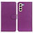 Leather Case Stands Flip Cover Holder A03D for Samsung Galaxy S21 5G Purple