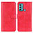 Leather Case Stands Flip Cover Holder A04D for Motorola Moto G60 Red