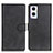 Leather Case Stands Flip Cover Holder A04D for OnePlus Nord N20 5G Black