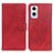 Leather Case Stands Flip Cover Holder A04D for OnePlus Nord N20 5G Red