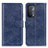 Leather Case Stands Flip Cover Holder A04D for OnePlus Nord N200 5G Blue