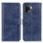 Leather Case Stands Flip Cover Holder A04D for Oppo A94 4G Blue