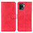 Leather Case Stands Flip Cover Holder A04D for Oppo A94 4G Red
