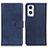 Leather Case Stands Flip Cover Holder A04D for Oppo F21s Pro 5G Blue