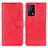 Leather Case Stands Flip Cover Holder A04D for Oppo K9 5G Red