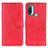 Leather Case Stands Flip Cover Holder A05D for Motorola Moto E20 Red