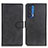 Leather Case Stands Flip Cover Holder A05D for Motorola Moto Edge (2021) 5G Black