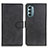 Leather Case Stands Flip Cover Holder A05D for Motorola Moto G Stylus (2022) 4G Black