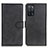 Leather Case Stands Flip Cover Holder A05D for Oppo A56 5G Black