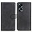 Leather Case Stands Flip Cover Holder A05D for Oppo A78 5G Black