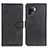 Leather Case Stands Flip Cover Holder A05D for Oppo A94 4G Black