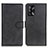 Leather Case Stands Flip Cover Holder A05D for Oppo A95 4G Black