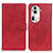 Leather Case Stands Flip Cover Holder A05D for Oppo Reno11 Pro 5G Red