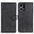 Leather Case Stands Flip Cover Holder A05D for Oppo Reno8 4G Black
