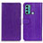 Leather Case Stands Flip Cover Holder A06D for Motorola Moto G40 Fusion Purple