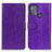 Leather Case Stands Flip Cover Holder A06D for Motorola Moto G50 Purple