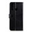 Leather Case Stands Flip Cover Holder A06D for Motorola Moto One Fusion Black