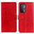 Leather Case Stands Flip Cover Holder A06D for OnePlus Nord N200 5G Red