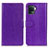 Leather Case Stands Flip Cover Holder A06D for Oppo A94 4G Purple