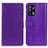 Leather Case Stands Flip Cover Holder A06D for Oppo A95 4G Purple