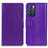 Leather Case Stands Flip Cover Holder A06D for Oppo Reno6 5G Purple