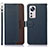 Leather Case Stands Flip Cover Holder A06D for Xiaomi Mi 12 Pro 5G Blue