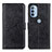 Leather Case Stands Flip Cover Holder A07D for Motorola Moto G41