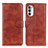 Leather Case Stands Flip Cover Holder A07D for Motorola MOTO G52