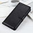 Leather Case Stands Flip Cover Holder A07D for OnePlus 9 5G Black