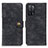Leather Case Stands Flip Cover Holder A07D for Oppo A56 5G Black