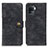 Leather Case Stands Flip Cover Holder A07D for Oppo A94 4G Black