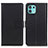 Leather Case Stands Flip Cover Holder A08D for Motorola Moto Edge 20 Lite 5G Black