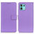 Leather Case Stands Flip Cover Holder A08D for Motorola Moto Edge 20 Lite 5G Purple