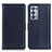 Leather Case Stands Flip Cover Holder A08D for Oppo Reno6 Pro 5G Blue